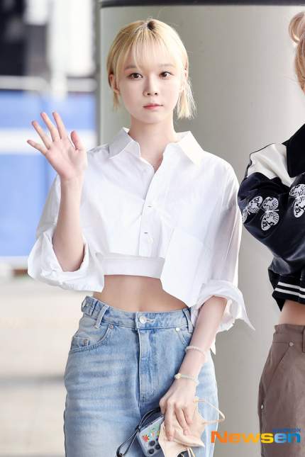 에스파 윈터 '저 지민이 아니고 민정이에요~'[포토엔HD] - 뉴스엔