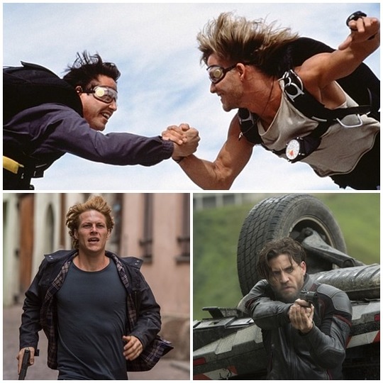 ¡®ÆøÇ³ ¼ÓÀ¸·Î¡¯ÀÇ Å°¾Æ´© ¸®ºê½º¿Í ÆÐÆ®¸¯ ½º¿þÀÌÁö(»çÁø À§) ¡®Æ÷ÀÎÆ® ºê·¹ÀÌÅ©¡¯ÀÇ ·çÅ© ºê·¹ÀÌ½Ã¿Í ¿¡µå¶ó ¶ó¹Ì·¹Áî(»çÁø ¾Æ·¡)