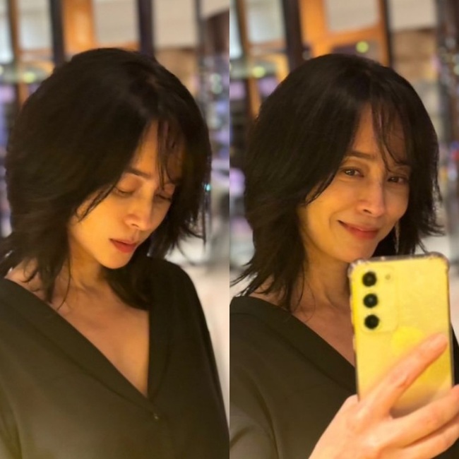 우희진 49세 나이 맞아? 단발로 파격 변신‥민낯에 굴욕 없는 미모 - 손에 잡히는 뉴스 눈에 보이는 뉴스 - 뉴스엔