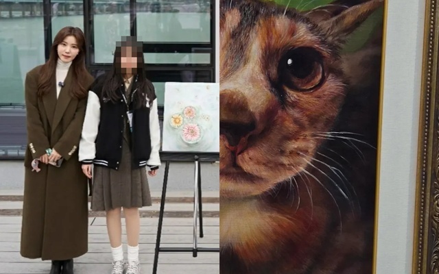 정시아 딸 서우 유화 관련 이미지
