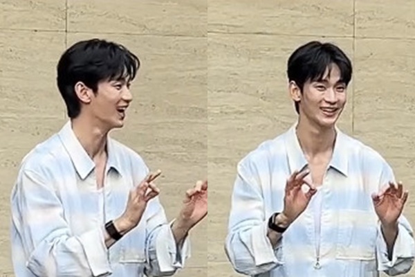 배우 김수현, 인도네시아 공식 일정 참석하며 활동 재개