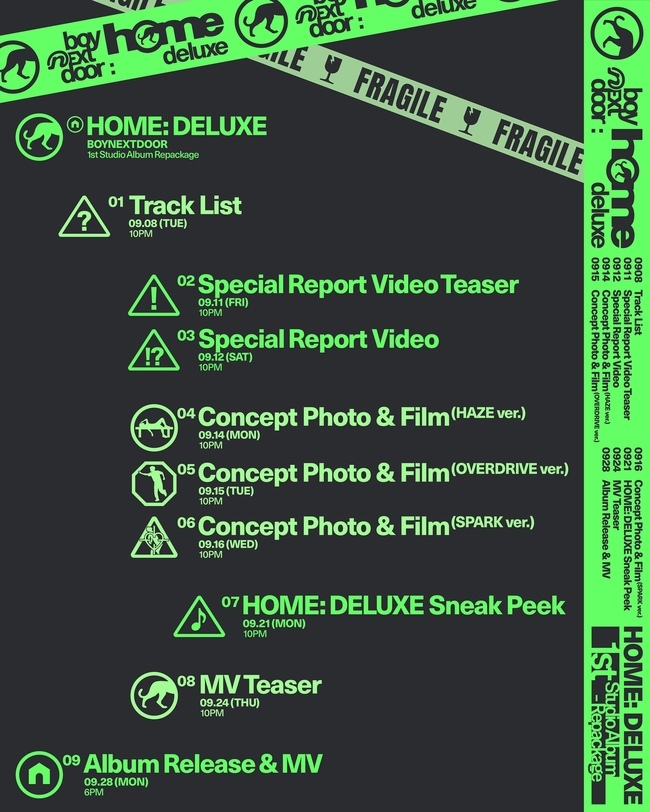 BOYNEXTDOOR to drop repackaged first full album on the 28th, kicking off comeback promotions