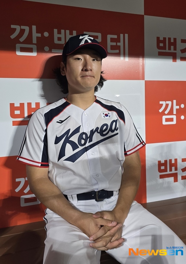 아시안게임 야구대표팀 에이스 곽빈, 대만전 설욕 다짐