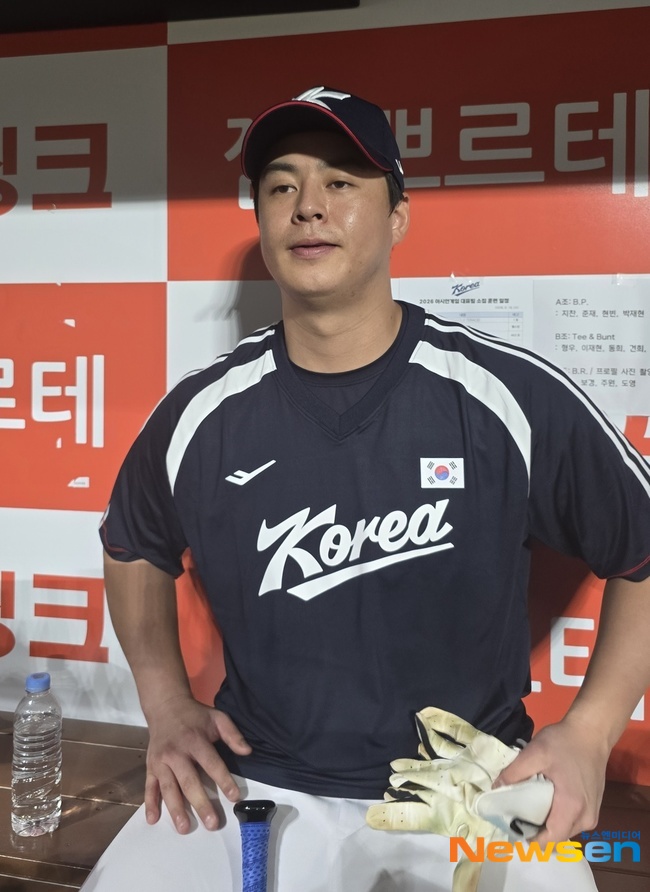 야구대표팀 주장 노시환 “아시안게임, 경험 아닌 승리 위해 전투적으로 임할 것”