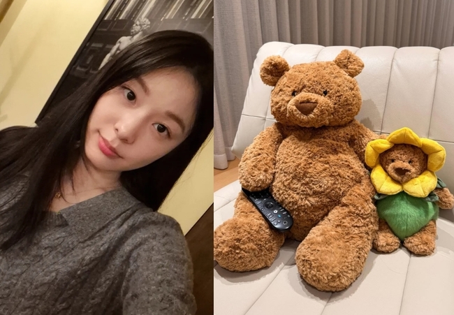 김연아, 곰인형 사진에 임신설…소속사 '사실무근'