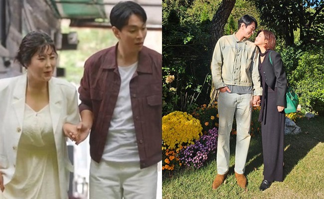 오만추 시절의 두 사람 관련 보도 사진