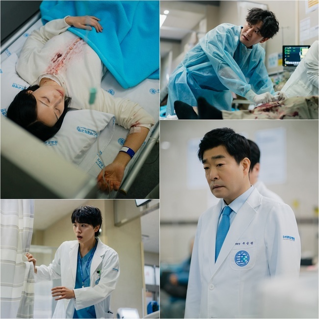 김지원, ‘닥터X’에서 응급실 피투성이 상태로 포착…무슨 일이?