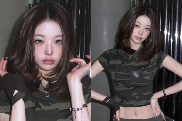 장원영, 레이어드컷 헤어스타일 공개