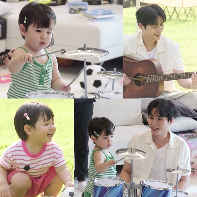 영케이, 심형탁 아들 하루에게 드럼·기타 레슨…‘슈돌’ 출연